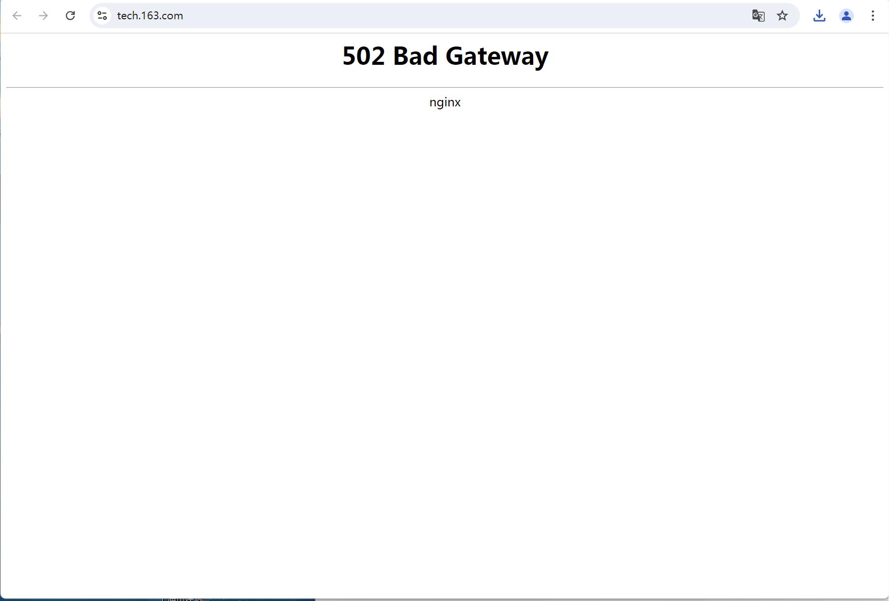 网易云音乐“崩了”：网页端报错 502 Bad Gateway，App 无法使用